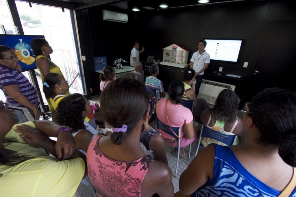 As aulas acontecem em dias programados.
